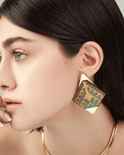 GOLDEN PEACOCK ERRINGS