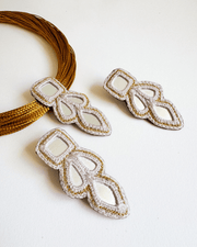 DORDANE NECKLACE-EARRING MIRRO SET