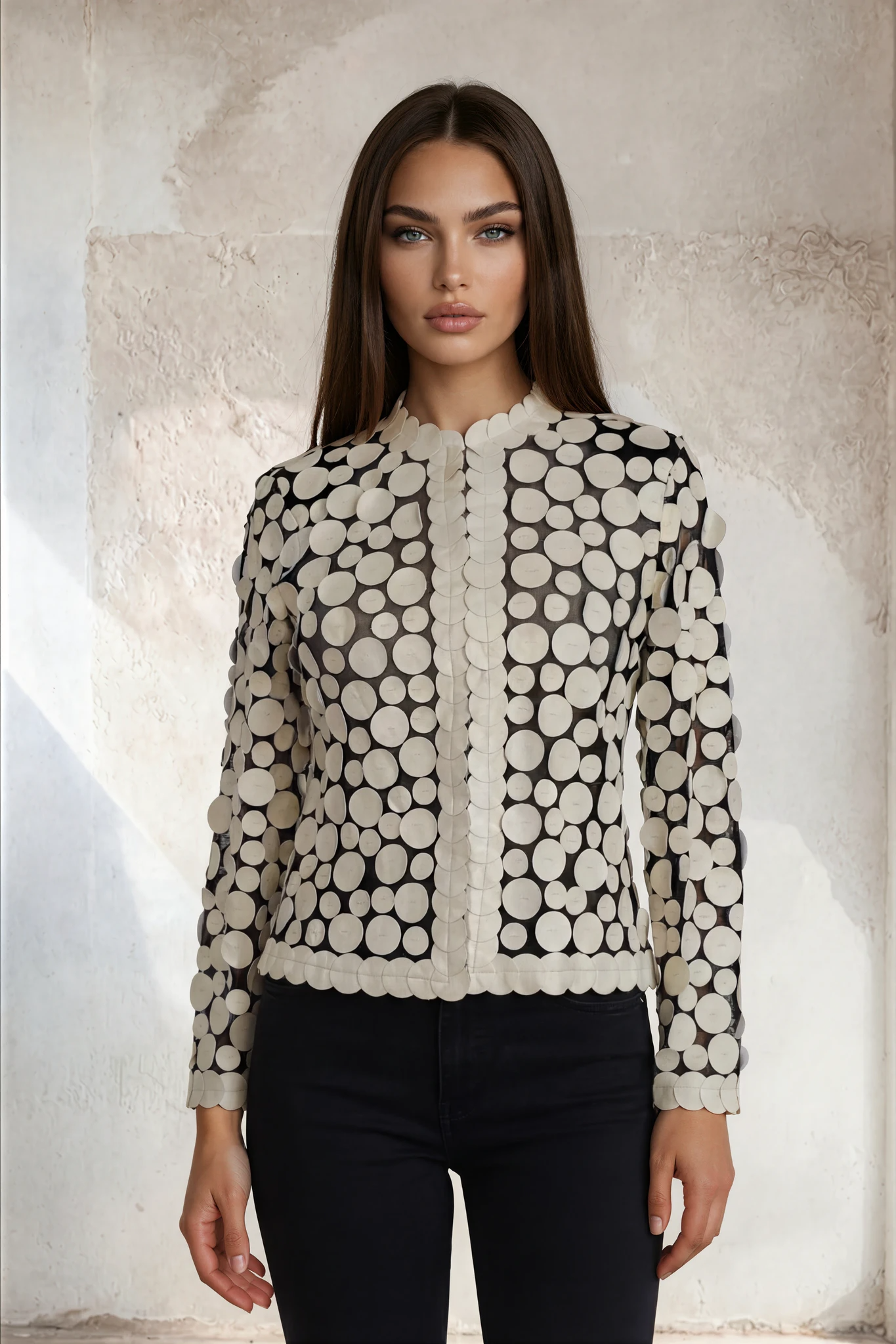 CREAM "O" JACKET