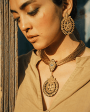 HOURNAZ NECKLACE-EARRING SET