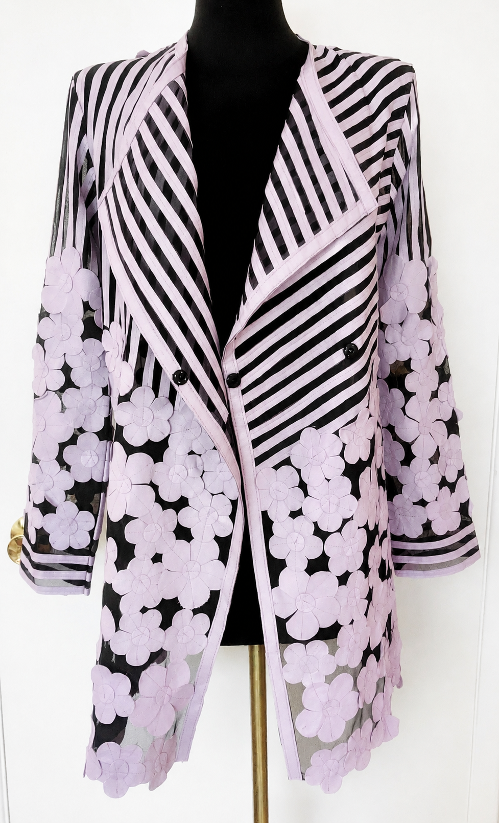 LIGHT LAVENDAR DAISY COAT