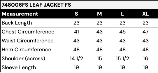 LEAF SHIRT/JACKET SHORT