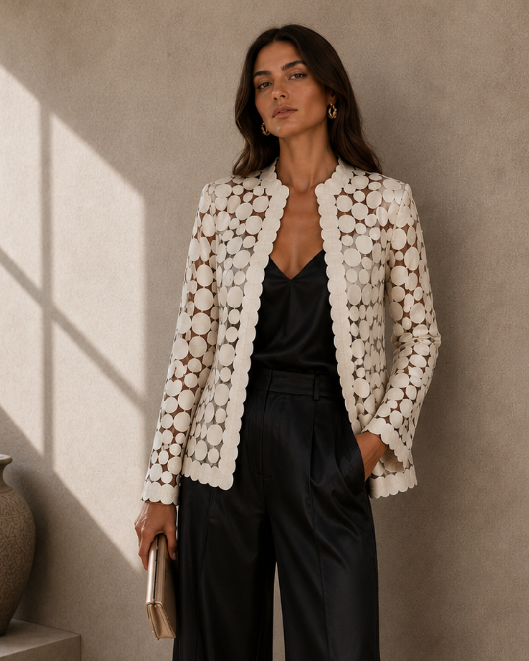 CREAM "O" JACKET